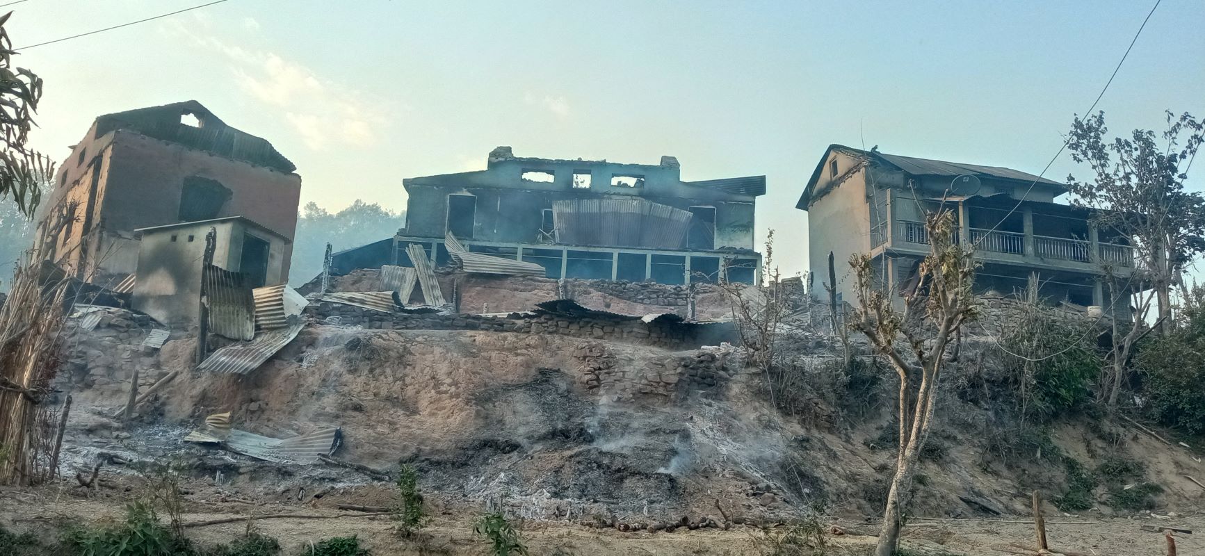 पाल्पामा एक महिनाको अवधिमा पाँच सय वढी स्थानमा आगलागीका घटना